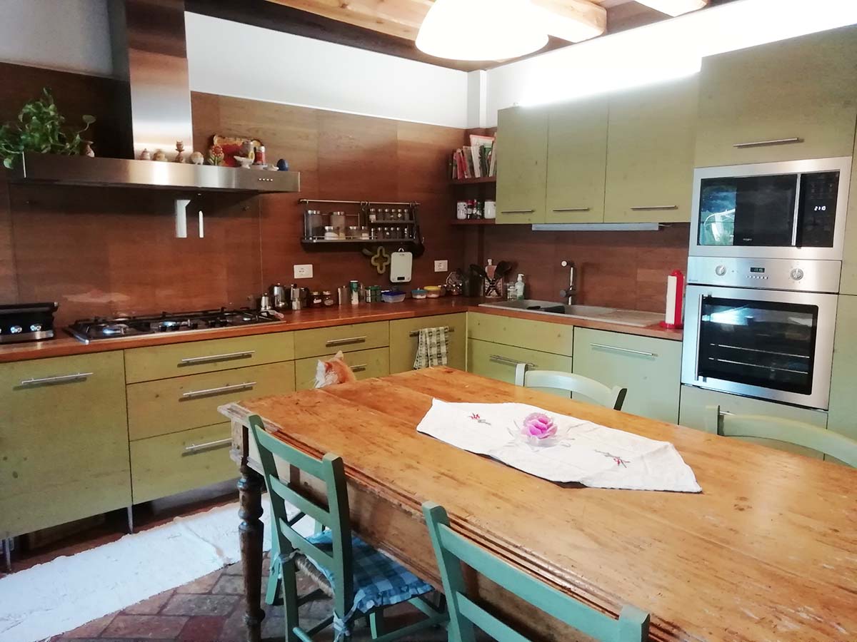 Falegnameria la Piave cucina verde